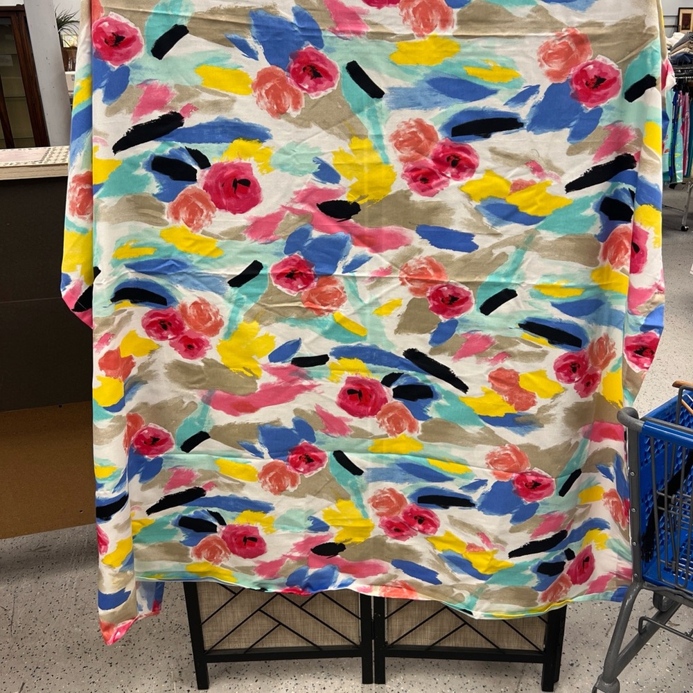 Kate Spade Floral Multicolor Shower Curtain - Picture 2 of 3